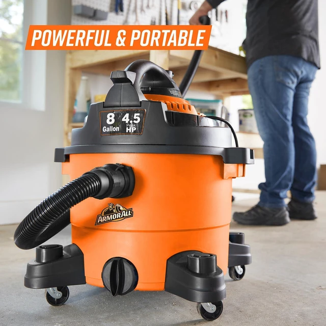 Alt view image 7 of 7 - VBV809 0901 8Gal 4.5 Peak HP Wet/Dry Vac w. Detachable Blower