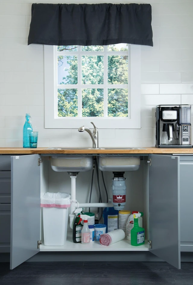 Alt view image 5 of 7 - Garbage Disposal for Kitchen Sink with Power Cord, L-1001