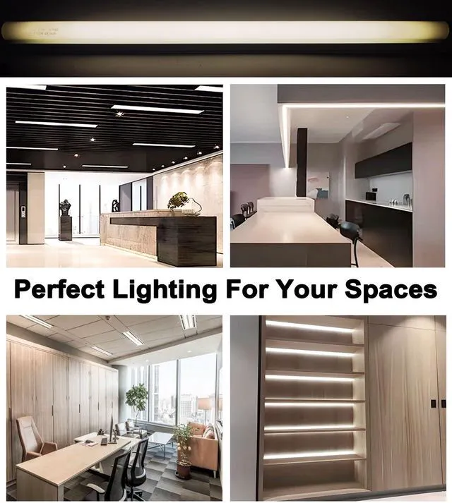 Alt view image 4 of 7 - 25 Pack F32T8/841 Fluorescent Tube 48 Inch, T8 Fluorescent Light Bulb 4 Foot 32 Watt 4100K Cool White 2750 Lumens G13 Base