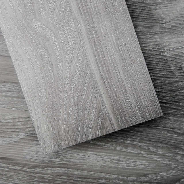 Main image of 36-Pack Wood Texture Peel and Stick Vinyl Flooring Tiles, Light Grey 18 & 54 sq.ft Options, Rigid Surface Hard Core, Waterproof, Self-Adhesive, Impact Resistant, Fit Indoor Household Spaces