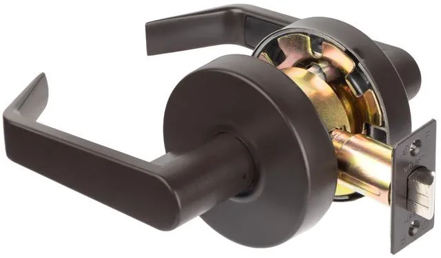 Alt view image 3 of 7 - Augusta Passage Lever Set, ADA, Grade 2, Oil Rubbed Bronze ADA Compliant Passage Door Lever Lockset For Hallway Or Closet Use, Non-Locking, Grade 2 Heavy Duty Construction