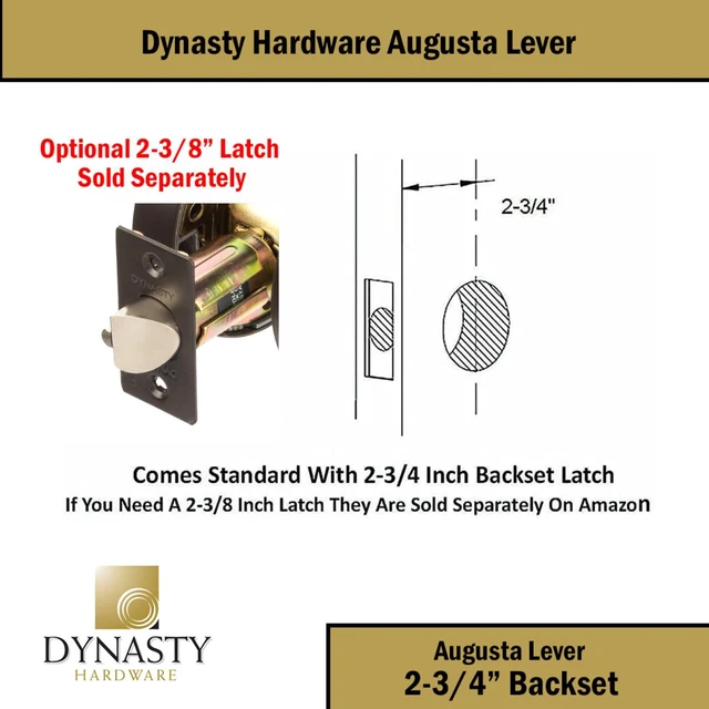 Alt view image 5 of 7 - Augusta Classroom Lever Lockset, ADA, Grade 2, Oil Rubbed Bronze ADA Compliant Classroom Door Lever Lockset For School, Classroom Or Educational Facility, Grade 2 Heavy Duty Construction