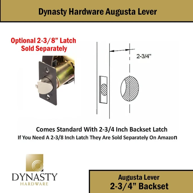 Alt view image 5 of 7 - Augusta Storeroom Lever Lockset, ADA, Grade 2, Oil Rubbed Bronze ADA Compliant Storeroom Door Lever Lockset For Storage Room Or Commercial Facility, Grade 2 Heavy Duty Construction