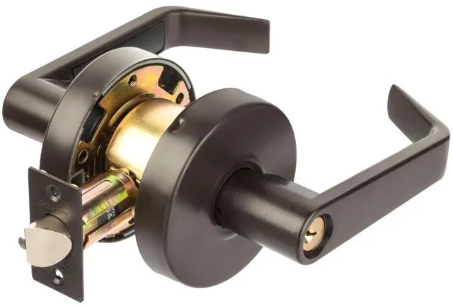 Main image of Augusta Office/Entry Lever Lockset, ADA, Grade 2, Oil Rubbed Bronze ADA Compliant Commercial Door Lever Lockset For Office, Entry Or Warehouse Use, Grade 2 Heavy Duty Construction