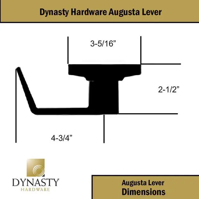 Alt view image 2 of 7 - Augusta Passage Lever Set, ADA, Grade 2, Oil Rubbed Bronze ADA Compliant Passage Door Lever Lockset For Hallway Or Closet Use, Non-Locking, Grade 2 Heavy Duty Construction