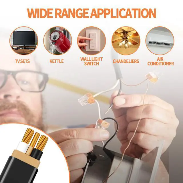 Alt view image 5 of 7 - Stranded Indoor 8/2 NM-B Copper Cable with Ground 25FT, Black 25FT NMB Cable 8 Gauge Wire 2 Conductors 600V Bare Copper Non-Metallic Sheathed Stranded Indoor Residential Electrical Wire