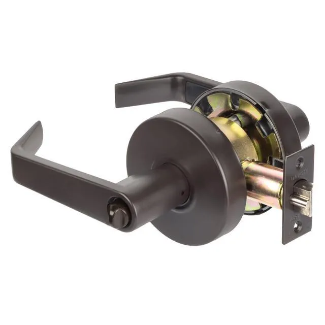 Alt view image 3 of 7 - Augusta Office/Entry Lever Lockset, ADA, Grade 2, Oil Rubbed Bronze ADA Compliant Commercial Door Lever Lockset For Office, Entry Or Warehouse Use, Grade 2 Heavy Duty Construction