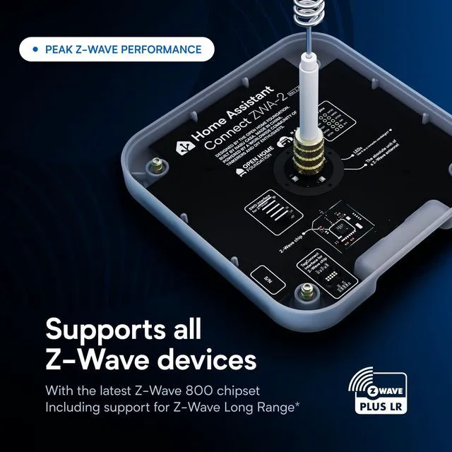 Alt view image 5 of 7 - Home Assistant Connect ZWA-2 | Connect Z-Wave devices to Home Assistant | Official Home Assistant Hardware