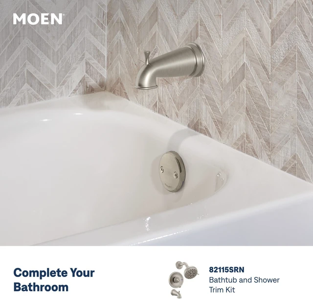 Alt view image 7 of 7 - Idora Spot Resist Brushed Nickel Two-Handle Centerset Bathroom Sink Faucet with Drain Assembly, 84115SRN