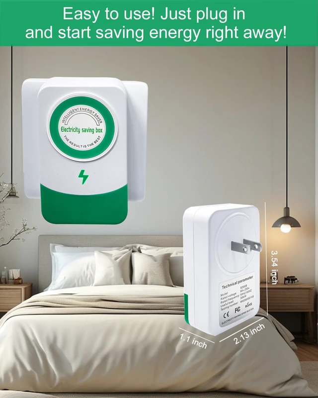 Alt view image 3 of 7 - Stopwatt Smartplug in Power Box Device US Plug Pro 2026 Stop watt Power Factor for Home and Office 6 Pack (6 Packs)