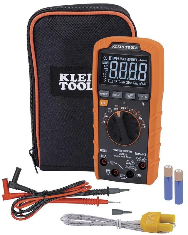 Main image of MM720 Digital Multimeter, Auto-Ranging TRMS, Low Impedance (LoZ), 1000V AC/DC Voltage, 10A AC/DC Current, 60 MOhms Resistance
