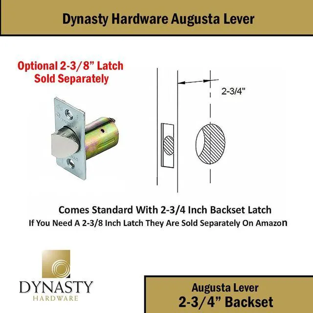 Alt view image 4 of 7 - Augusta Classroom Lever Lockset, ADA, Grade 2, Satin Chrome ADA Compliant Classroom Door Lever Lockset For School, Classroom Or Educational Facility, Grade 2 Heavy Duty Construction