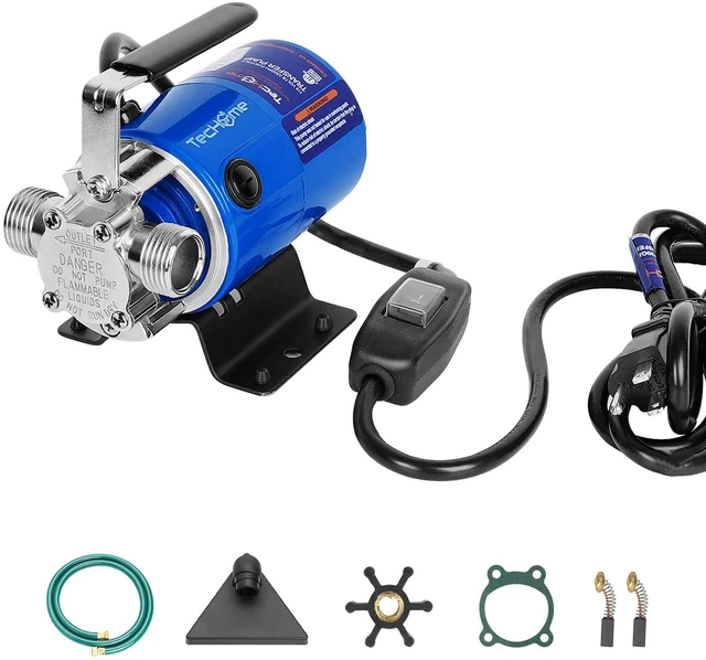 Main image of Electric Water Transfer Pump, 115V 1/10HP 330GPH Water Pump. with ON/OFF Switch and Water Suction Hose Kit