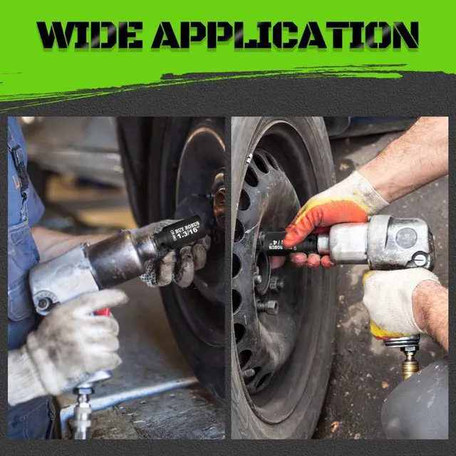 Alt view image 6 of 7 - 1/2"12-Piece Extended Drive Impact Socket Set, Deep SAE Spindle Axle Nut Impact Socket Set, Cr-Mo, 1-1/16, 1-1/8, 1-3/16, 1-1/4, 1-5/16, 1-3/8, 1-7/16, 1-1/2, 1-9/16, 1-5/8, 1-11/16, 1-3/4 Socket