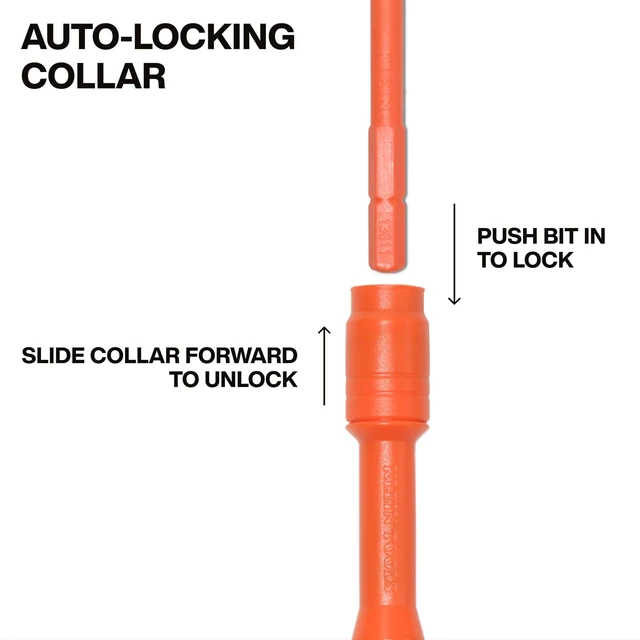 Alt view image 3 of 7 - 32310INS 10-in-2 Insulated Multi-Bit and Multi-Bit Precision Screwdriver Set, Auto-Locking Collar, 1000V Rated, In-Handle Bit Storage