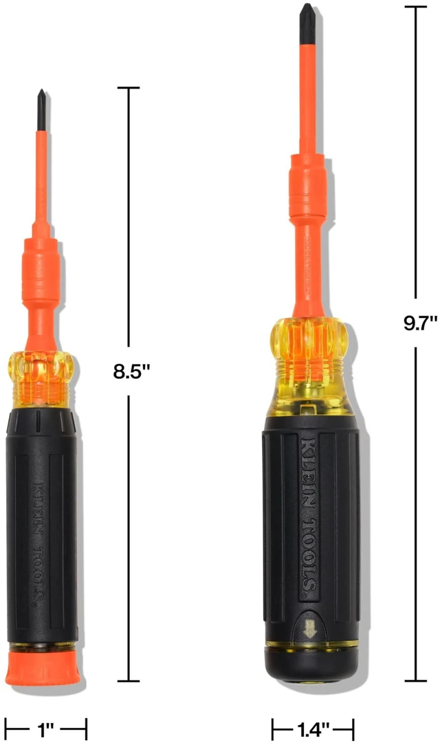 Alt view image 7 of 7 - 32310INS 10-in-2 Insulated Multi-Bit and Multi-Bit Precision Screwdriver Set, Auto-Locking Collar, 1000V Rated, In-Handle Bit Storage