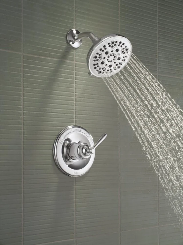 Alt view image 2 of 7 - Roe 14 Series 5-Setting Shower Faucet Set, Chrome Shower Head and Handle Set, Valve Trim Kit, Chrome T142985 (Valve Not Included)