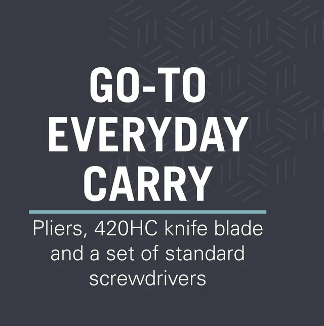 Alt view image 5 of 7 - Bond 14-in-1 Multi-Tool, Camping and EDC, Heathered Cranberry 420HC Blade, Spring-Action Pliers, Screwdrivers & Scissors for Camping, Hiking & EDC