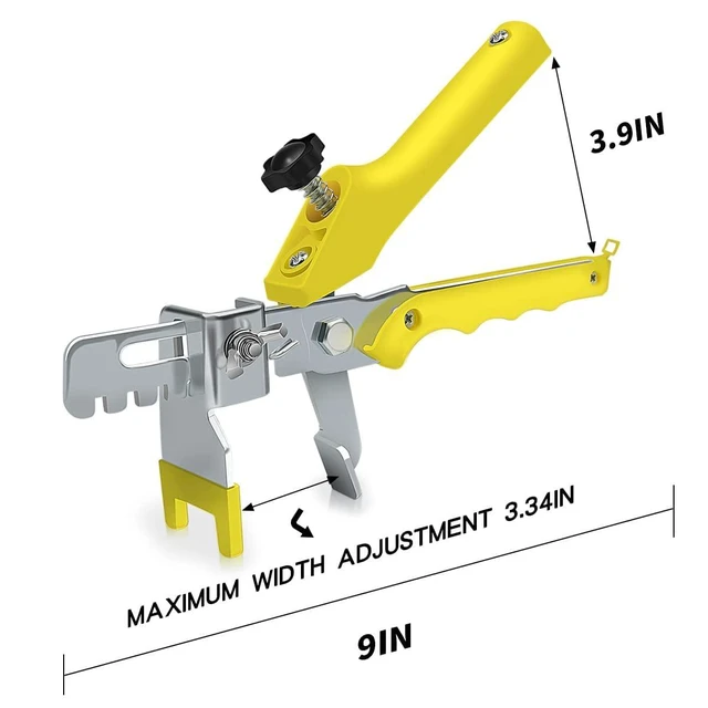 Alt view image 3 of 7 - Tile Leveling System with Plier,3400 Tile Spacers 1/16" and 200 Wedges Tile Leveling Clips with Tile Plier, Anti Lippage Tile Leveler Spacers for Professional Ceramic Tile and Stone Installation
