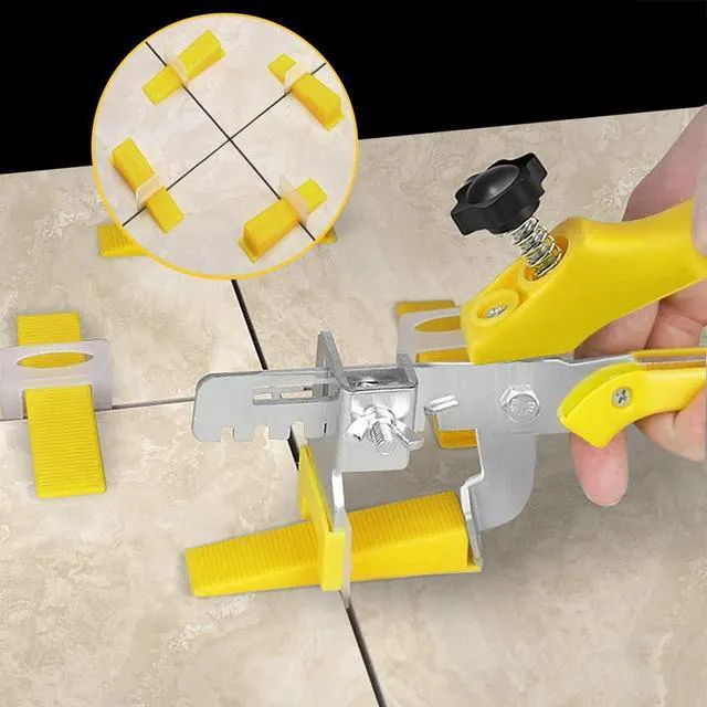 Alt view image 4 of 7 - Tile Leveling System with Plier,3400 Tile Spacers 1/16" and 200 Wedges Tile Leveling Clips with Tile Plier, Anti Lippage Tile Leveler Spacers for Professional Ceramic Tile and Stone Installation