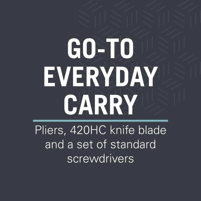 Alt view image 4 of 7 - Bond 14-in-1 Lightweight Multi-Tool, Camping, EDC, Burnt Sienna 420HC Blade, Spring-Action Pliers, Screwdrivers & Scissors for Camping, Hiking & EDC