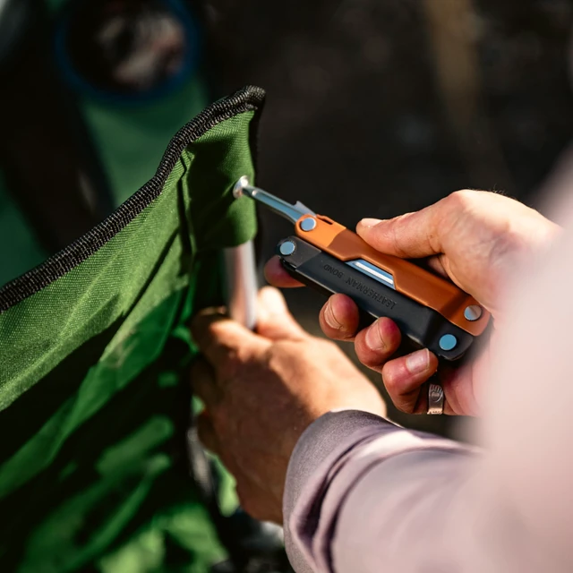 Alt view image 5 of 7 - Bond 14-in-1 Lightweight Multi-Tool, Camping, EDC, Burnt Sienna 420HC Blade, Spring-Action Pliers, Screwdrivers & Scissors for Camping, Hiking & EDC