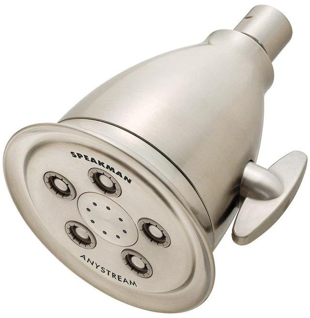 Main image of Brushed Nickel S-2005-HB-BN-E2 Hotel Anystream Multi-Function 2.0 GPM Adjustable Shower Head
