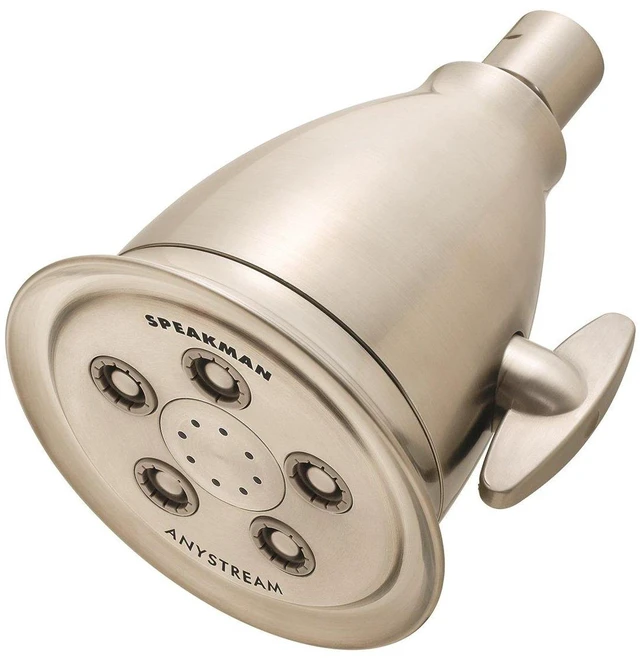 Main image of Brushed Nickel S-2005-HB-BN Hotel Anystream High Pressure Shower Head-2.5 GPM Adjustable Replacement Bathroom Showerhead
