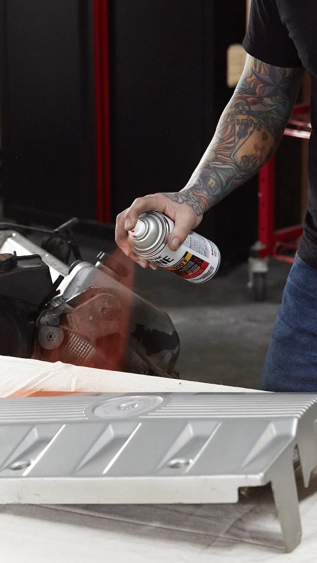 Alt view image 5 of 5 - Automotive Engine Enamel Spray Paint, Gloss Black Heat Resistant Up to 600 F | Gas & Oil Resistant | Stops Rust Formula | Any-Angle Spray | Durable Automotive Finish | 6 Pack