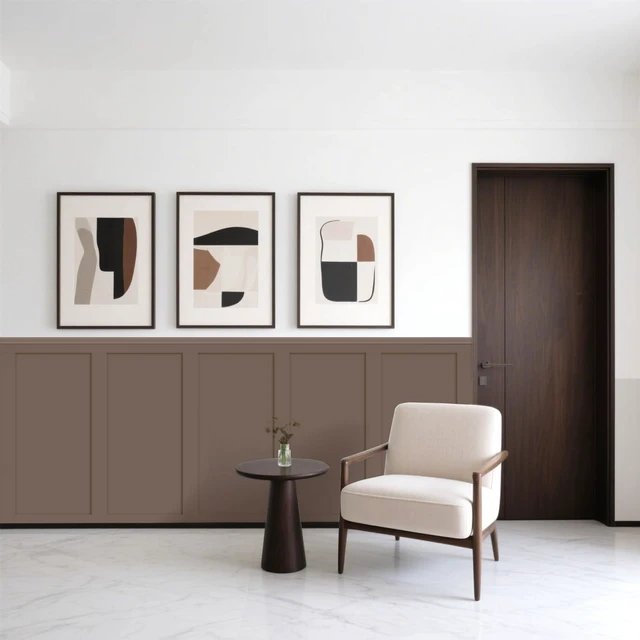 Alt view image 2 of 7 - MDF Premade Paintable Board and Batten Wainscoting Kit, 189 x 54 in Molding Slat with Edge Strip, Lightweight, Paintable, Impact-Resistant, Easy to Install, Ideal for Living Rooms, Bedrooms