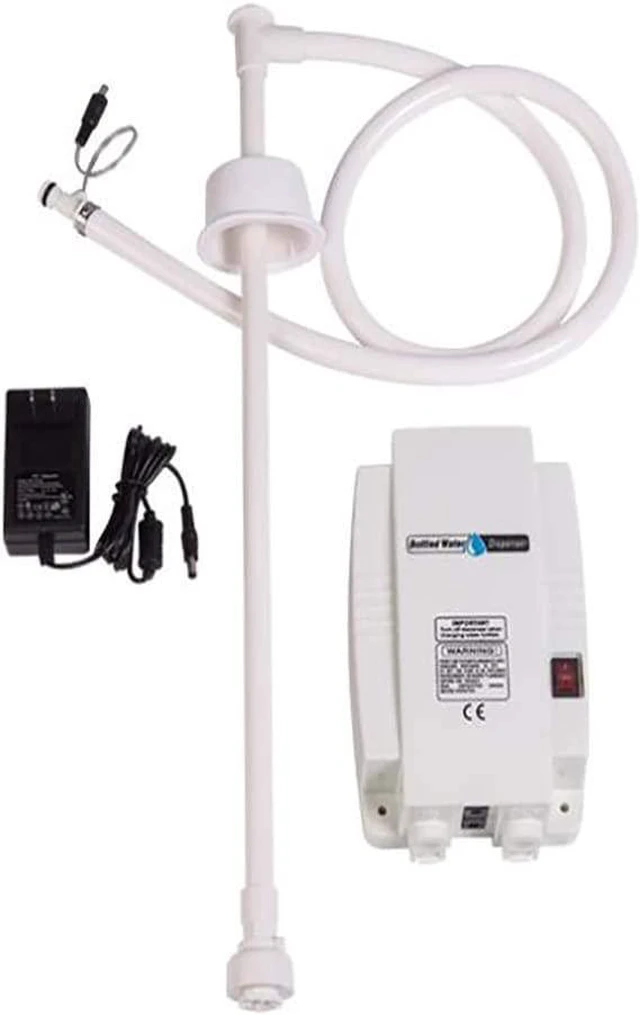 Alt view image 2 of 6 - Bottled Water Dispenser Pump System with Single Inlet, 110V 60PSI Drinking Water Electric Water Pump,Compatible with Coffee/Tea Maker, Water Dispenser,Ice Maker,Refrigerator