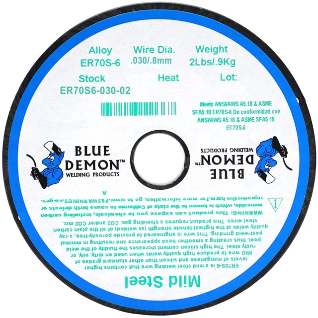 Alt view image 2 of 7 - ER70S6 X.030 X 2 LB MIG/GMAW Carbon Steel Welding Wire, All Position, Low Spatter, Formulated to Provide Porosity-Free, X-Ray Quality Welds (Pack of 4)