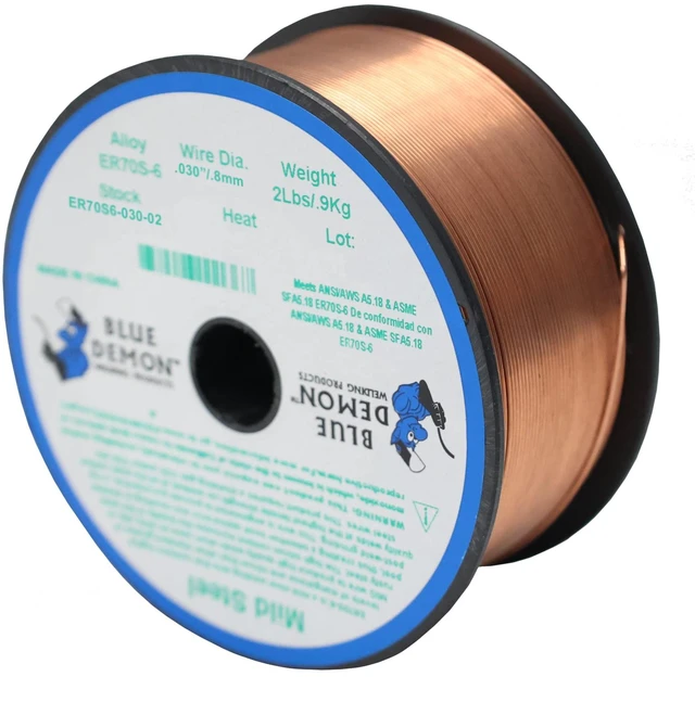 Alt view image 4 of 7 - ER70S6 X.030 X 2 LB MIG/GMAW Carbon Steel Welding Wire, All Position, Low Spatter, Formulated to Provide Porosity-Free, X-Ray Quality Welds (Pack of 4)