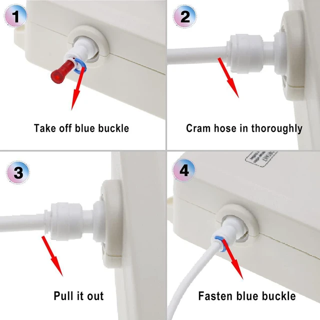 Alt view image 5 of 6 - Drinking Water Dispenser Pump System Bottle Water Dispenser 5 Gallon 40PSI for Refrigerator Ice Maker Faucet Coffee/Tea Maker Single Inlet