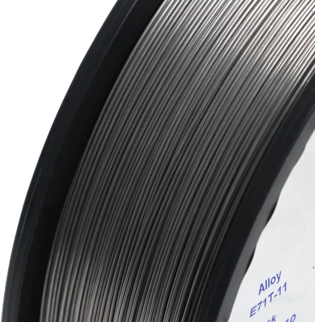 Alt view image 4 of 7 - E71T-11 X.035" X 10LB Spool gasless flux core welding wire All Position, Easy Slag Removal, Formulated to Provide Porosity-Free, X-Ray Quality Welds - Brazing Rods