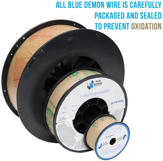 Alt view image 6 of 7 - E71T-11 X.035" X 10LB Spool gasless flux core welding wire All Position, Easy Slag Removal, Formulated to Provide Porosity-Free, X-Ray Quality Welds - Brazing Rods