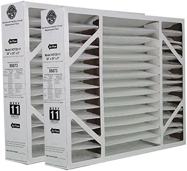 Main image of X6673 Healthy Climate HCF20-11 MERV 11 Filter Media (2 Pack) Household Furnace Accessories