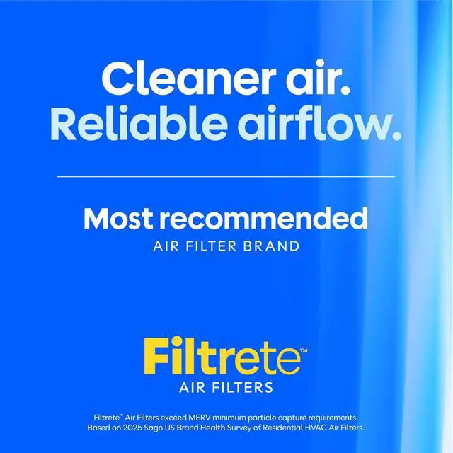 Alt view image 5 of 7 - 16x25x1 Air Filter, MERV 13 MPR 1900, Allergens, Bacteria, Viruses & Air Pollutants, 3-Month AC/Furnace Filter, Cleaner Air Reliable Airflow, 4 HVAC Filter (Act Size 15.62x24.62x0.78 in)