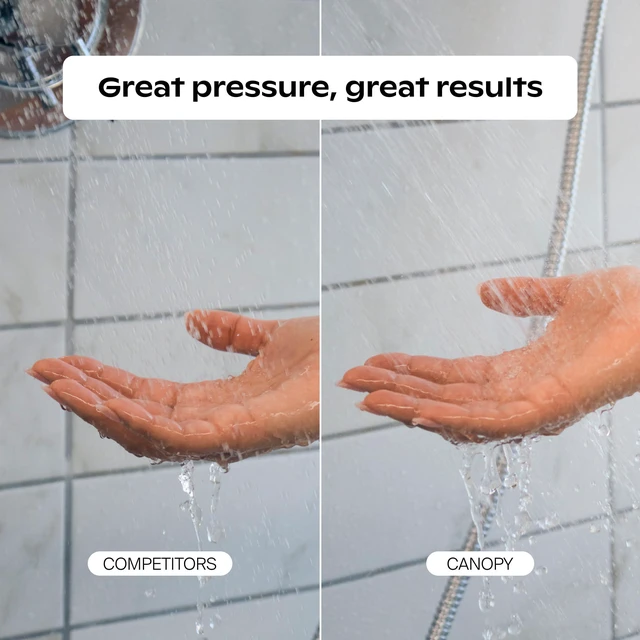 Alt view image 7 of 7 - Mini Filtered Shower Head - Compact Filter for Hard Water - Nickel