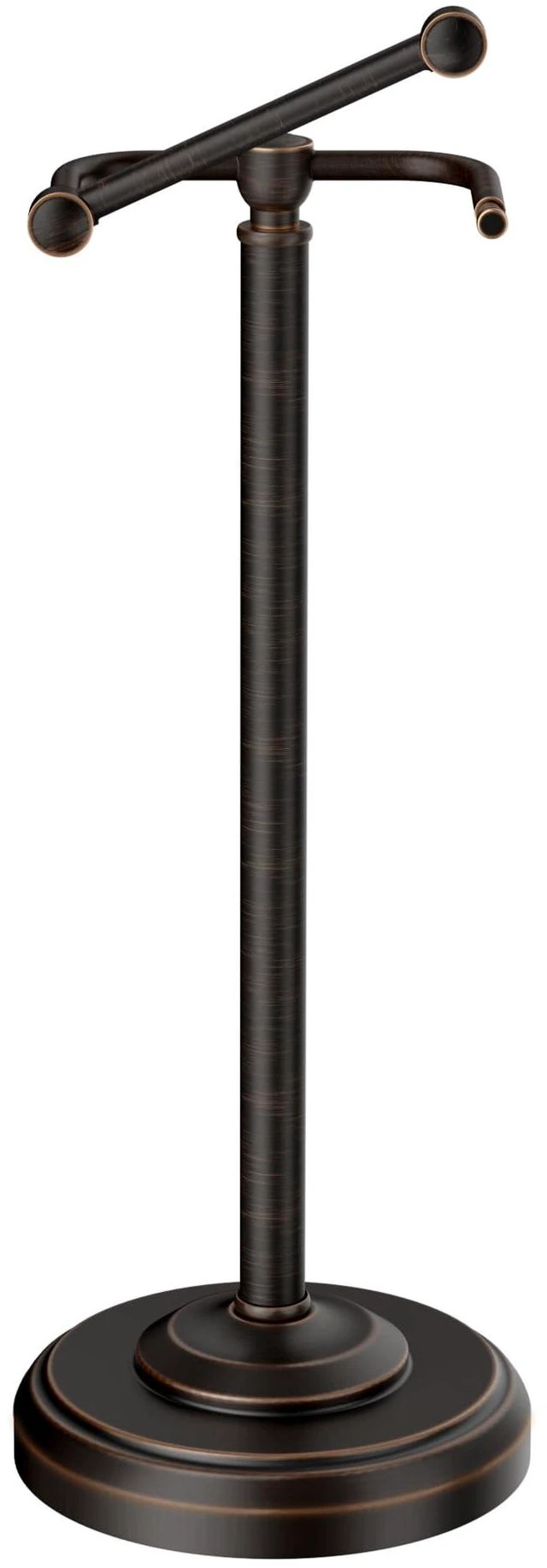 Main image of Toilet Paper Holder Stand Oil Rubbed Bronze Stainless Steel Stable Weighted Base and Post Pivoting Design Easy to Change Roll, Mega Roll Freestanding Toilet Paper Holder for Bathroom