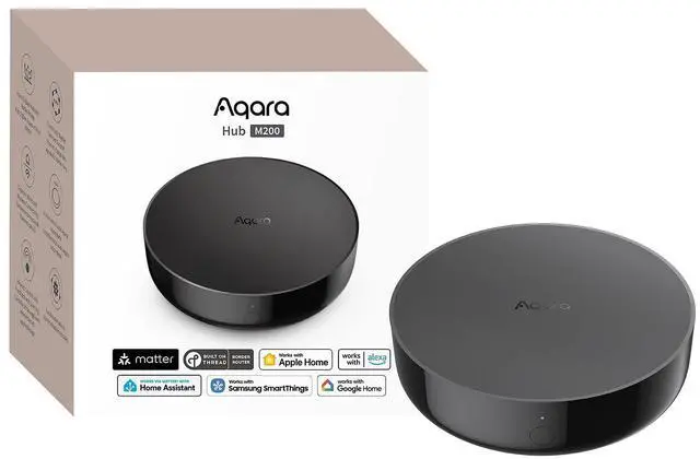 Main image of Smart Hub M200, Matter Controller, Featuring Zigbee, Wi-Fi, IR Thread Border Router, Features Zigbee, Bluetooth, Wi-Fi, PoE, Supports Apple HomeKit, Alexa, SmartThings, Home Assistant