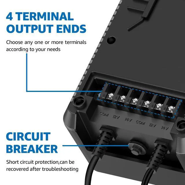 Alt view image 3 of 7 - 120W Low Voltage Transformer Outdoor Landscape Lighting Transformer with Timer and Photocell Sensor Waterproof 120V to 12V/14V AC Low Voltage Landscape Transformer for Spotlight Pathway Lights
