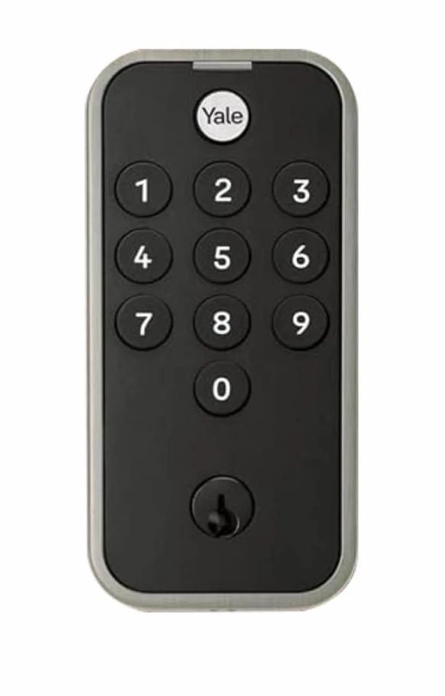Alt view image 5 of 7 - Code Keypad Deadbolt for Keyless Front Door Entry, Satin Nickel