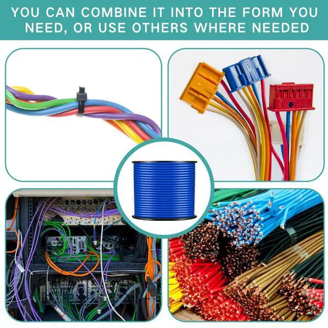 Alt view image 5 of 7 - 10 Pcs 12 Gauge Automotive Wire 100 Ft, CCA for 12V Car Audio Copper Clad Aluminum with 10 Colors, Stranded Primary Wire for Automotive Electrical and Harness Wiring Applications