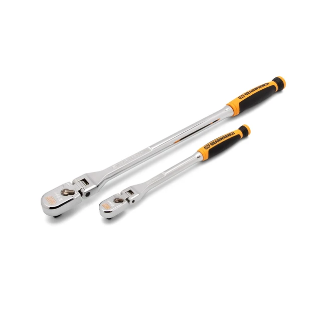 Alt view image 2 of 2 - 2 Pc 1/4" and 3/8" Drive 120XP Flex Handle Ratchet Set | 81204XP
