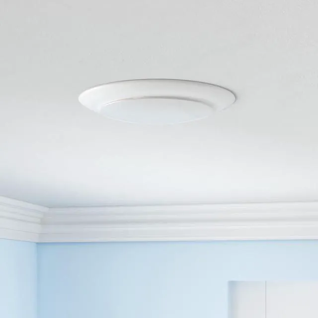 Alt view image 2 of 7 - (12 Pack) 5/6 Inch Dimmable 3CCT LED Disk Lights, 15W Surface Mount Recessed Ceiling Disc Lighting, 3 Color Selectable 3000K/4000K/5000K, 1050lm, J-Box Or Recessed Can Installation, UL-Listed