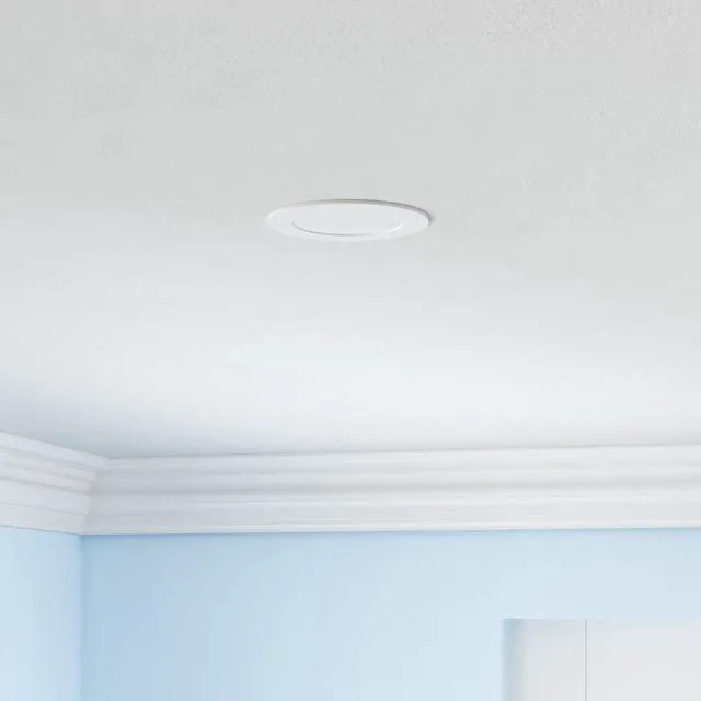 Alt view image 2 of 7 - 12 Pack 4 inch Recessed Lighting, 5CCT, 9.5W Eqv 80W, 810LM LED Recessed Light with Junction Box 2700K-5000K Selectable, Dimmable Canless Wafer Downlight, Ceiling Light ETL Certificated