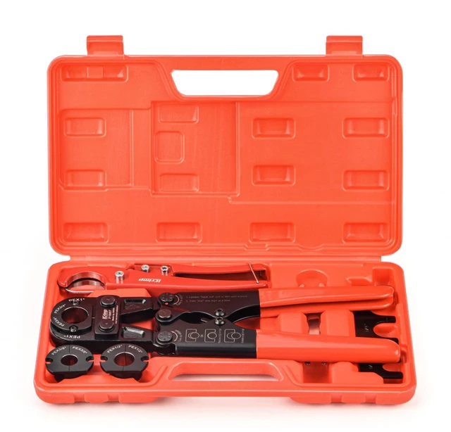 Main image of iCrimp Pex Pipe Crimping Tool kit for 3/8,1/2,3/4,1-inch Copper Ring with Free Gauge&Pex Pipe Cutter -Meet ASTM F1807 and Portable
