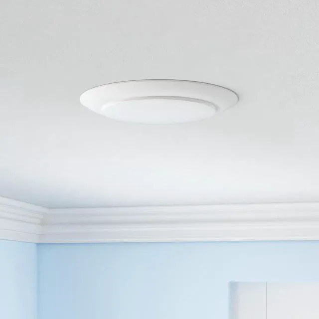 Alt view image 2 of 7 - (12 Pack) 5/6 Inch Dimmable LED Disk Light Surface Flush Mount 15W, UL Listed, Recessed Retrofit Ceiling Disc Lights, Energy Star, Installs into Junction Box Or Recessed Can,1050lm - 3000K