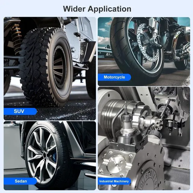Alt view image 7 of 7 - 10-170FT 1/2'' Torque Wrench Socket Set, 17mm 19mm 21mm Wheel Sockets with 3/8" Drive Adapter and Extension Bar 72 Tooth, High Accuracy Laser Marking Scale for Auto Motorcycle Repair
